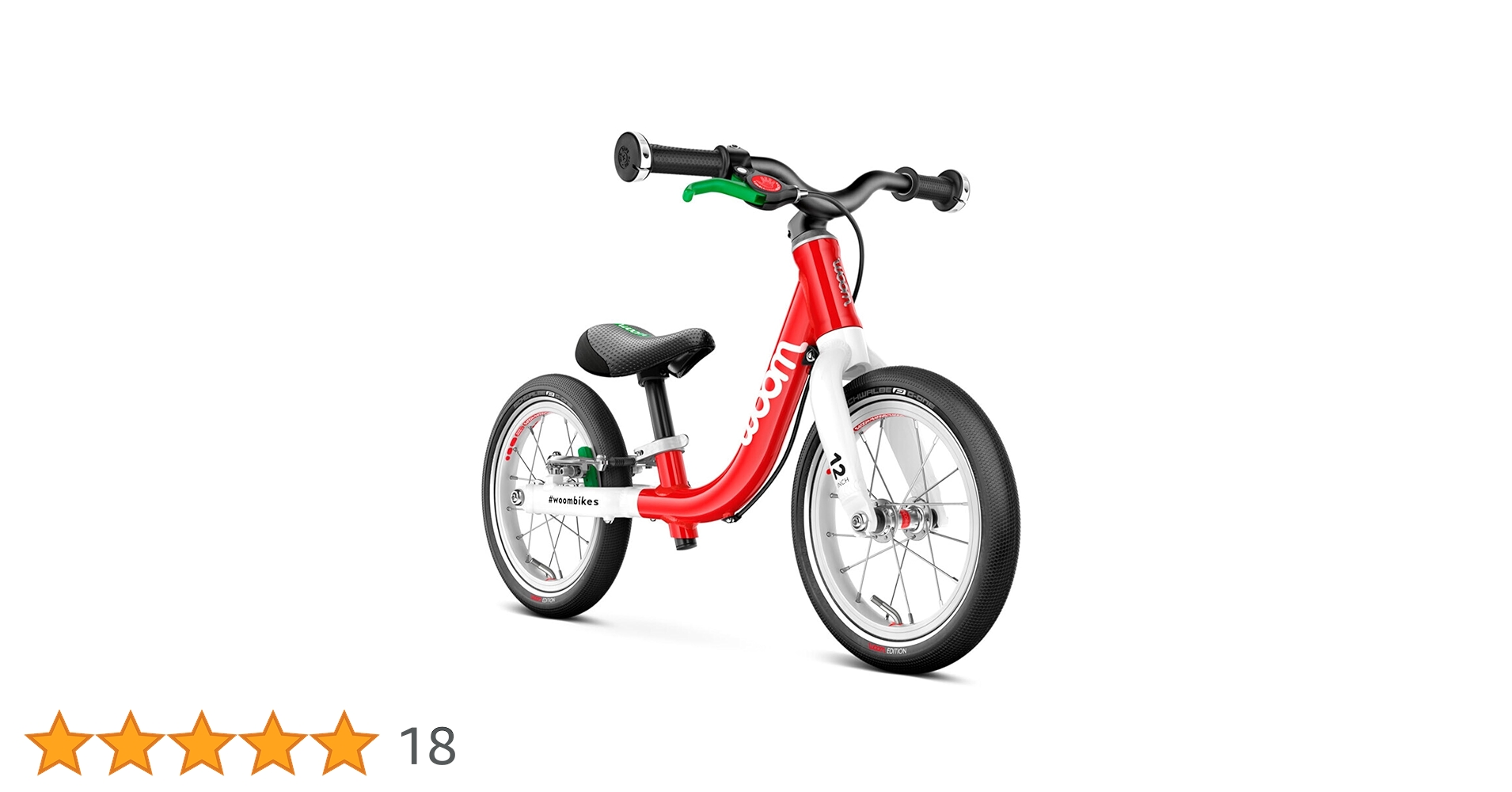 woom バランスバイク 12インチ 緑・白　アメリカ購入　新品46000円 woom バランスバイク 12インチ 緑・白 アメリカ購入 新品46000円
