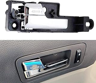 Wadoy 6E5Z5422601A Interior Door Handle Front Left (Driver-Side) Chrome Compatible with 2006-2010 Ford Fusion / 2007-2010 Lincoln MKZ / 2006 Lincoln Zephyr / 2006-2010 Mercury Milan (Replaces 6E5Z-5422601-A)