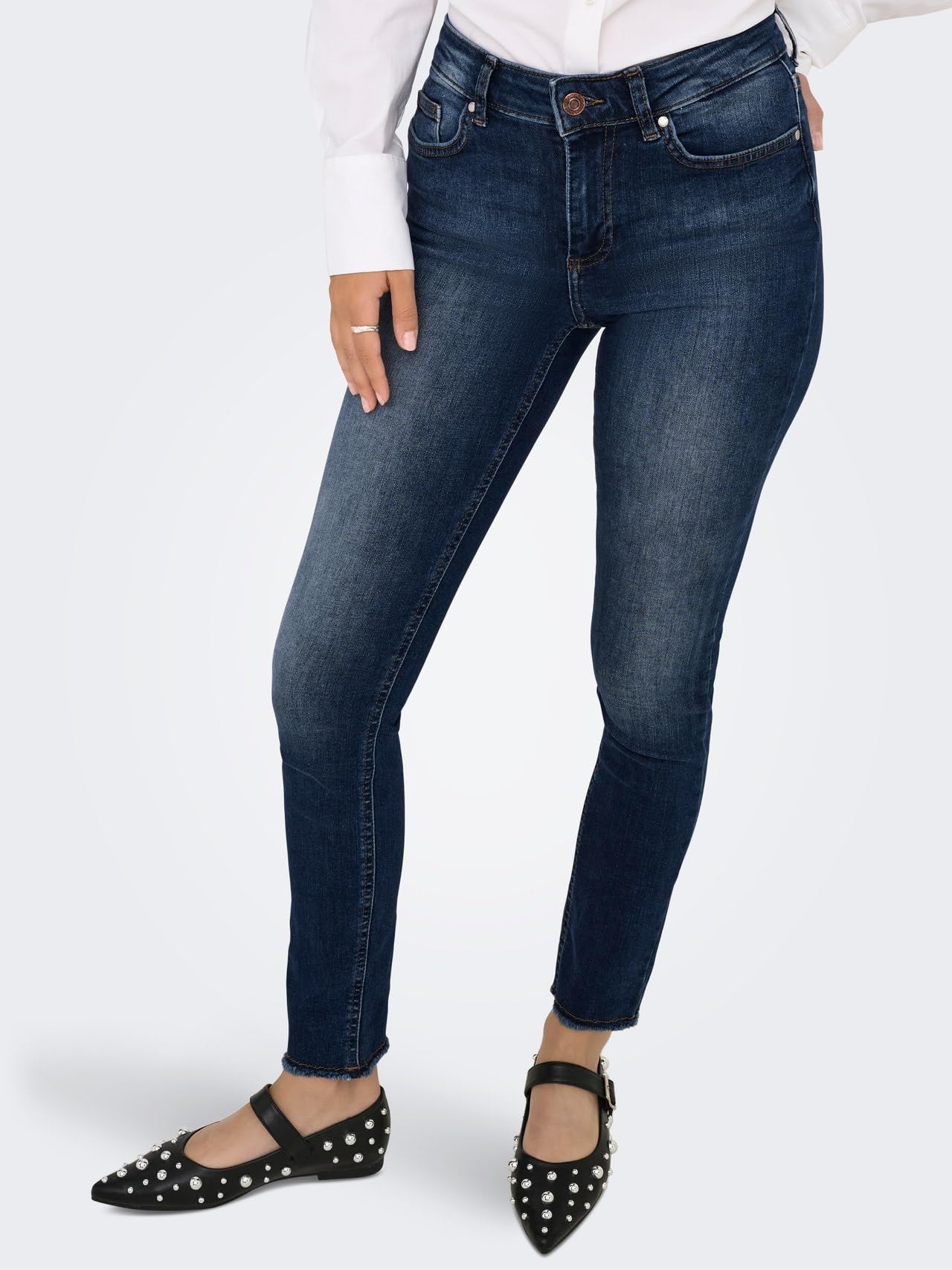 ONLY - Onlblush Mid SK Ank RW DNM Rea081 Noos, Onlblush Mid SK Ank RW DNM Rea081 Noos Donna
