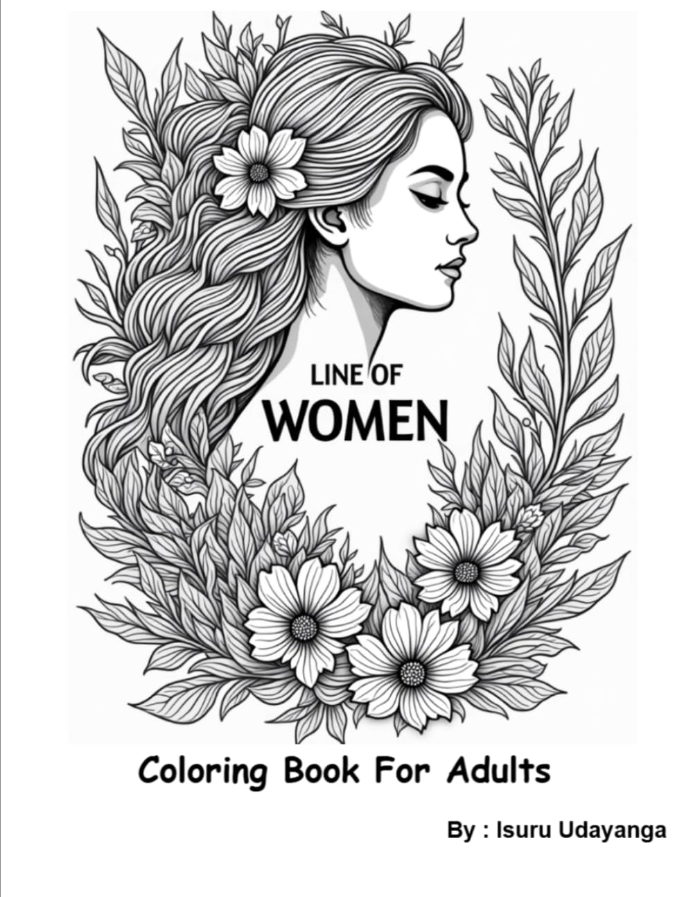 Line of Women: Coloring book for adults
