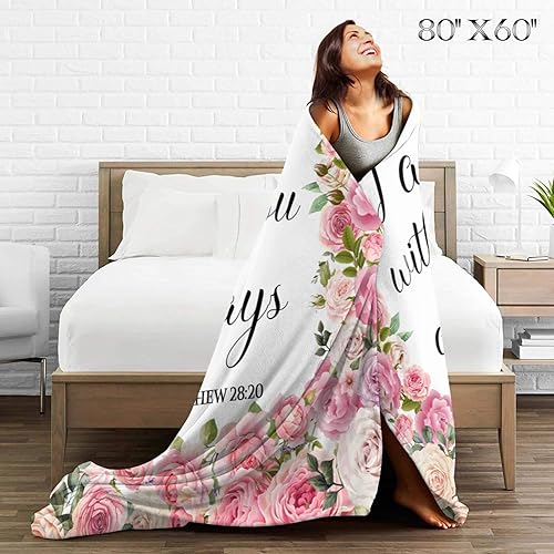 Miniatura 5 de Manta cristiana con pensamientos inspiradores y oraciones, manta religiosa con versículo bíblico ultra suave y cálida para mujeres y hombres, regalo