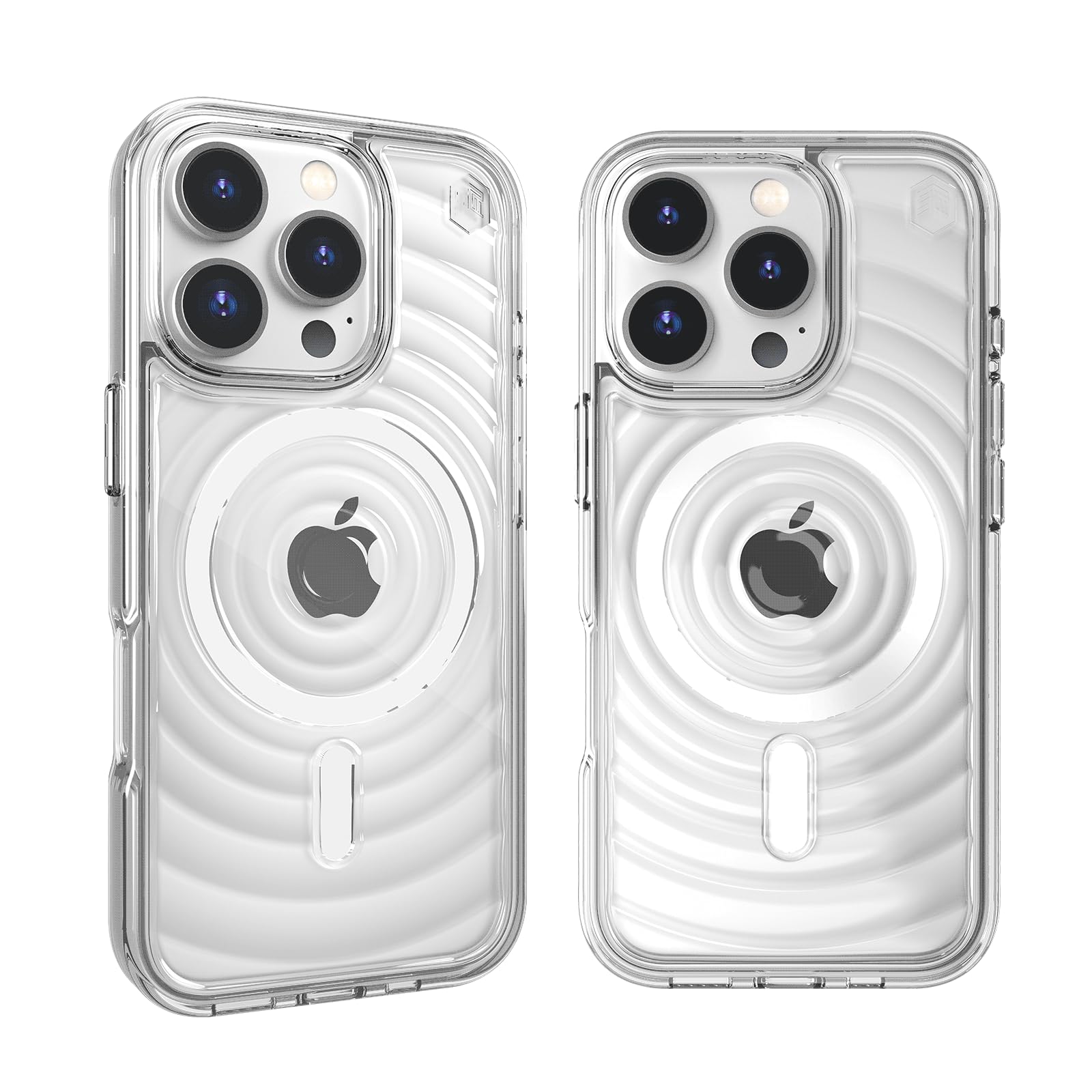 STM Reawaken Ripple MagSafe Case for iPhone 16 Pro - High-Clarity Polycarbonate, Impact Absorbing TPU & ClearShell Plating - Enhanced Drop Protection,