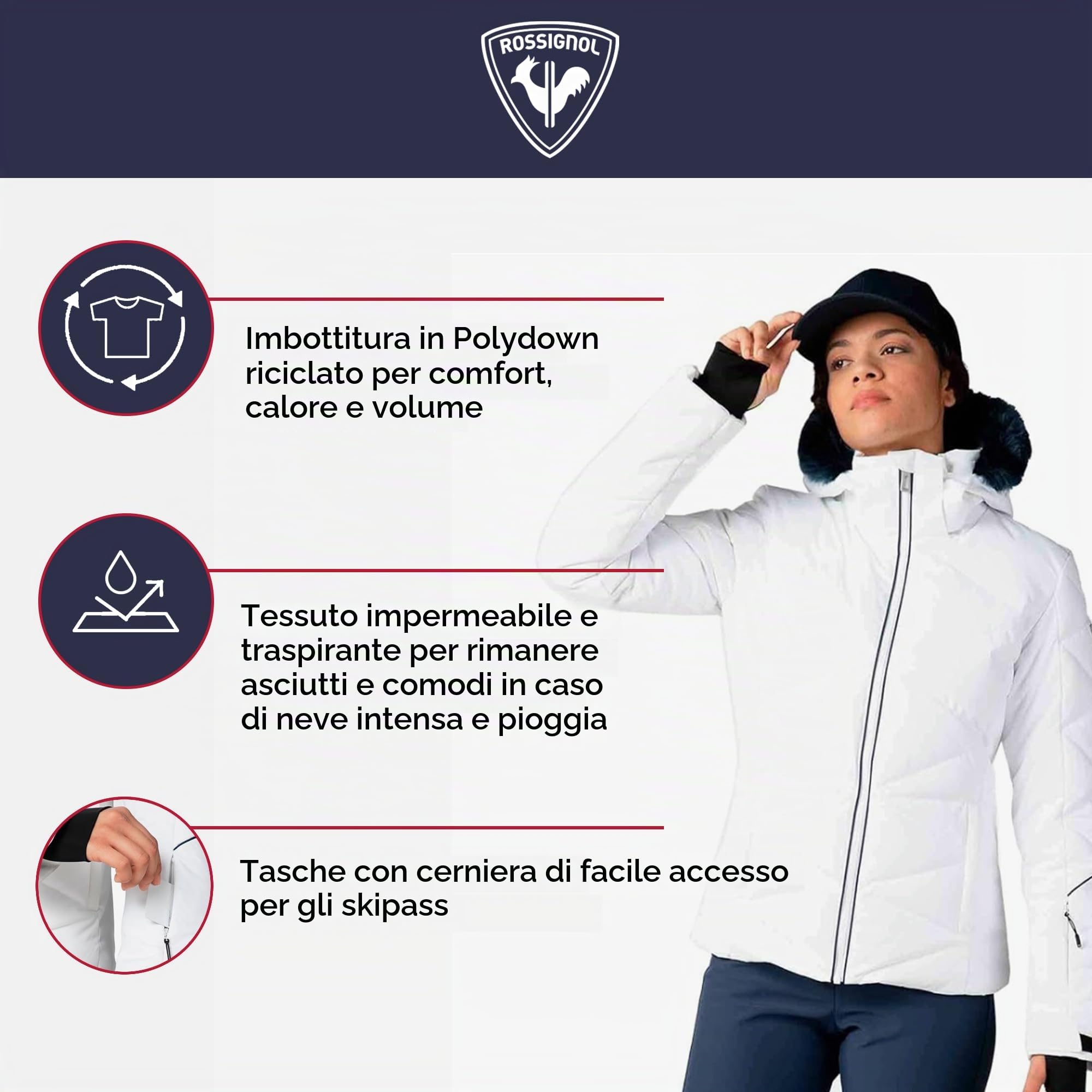 ROSSIGNOL X Parka Donna