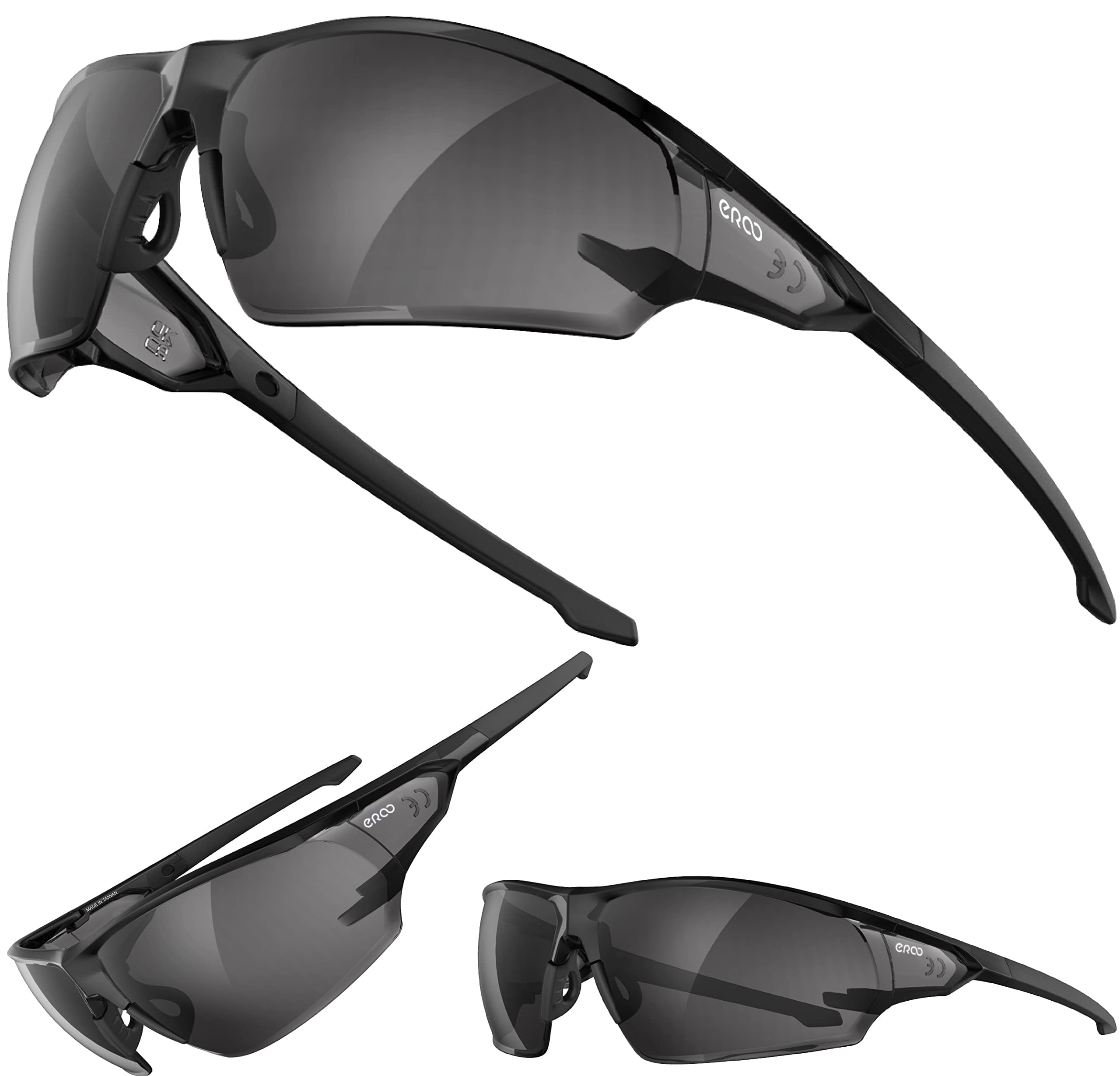 EAZYRUN S2492 Kleine Baseball-Sonnenbrille für Damen, Herren, Jugendliche, UV-400-Schutz, Softball, Radfahren, Laufen und Outdoor-Sportarten
