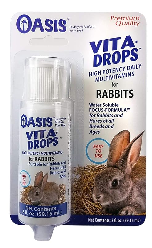 Suplemento vitamínico líquido para coelhos Kordon OASIS #80062, 60 mL