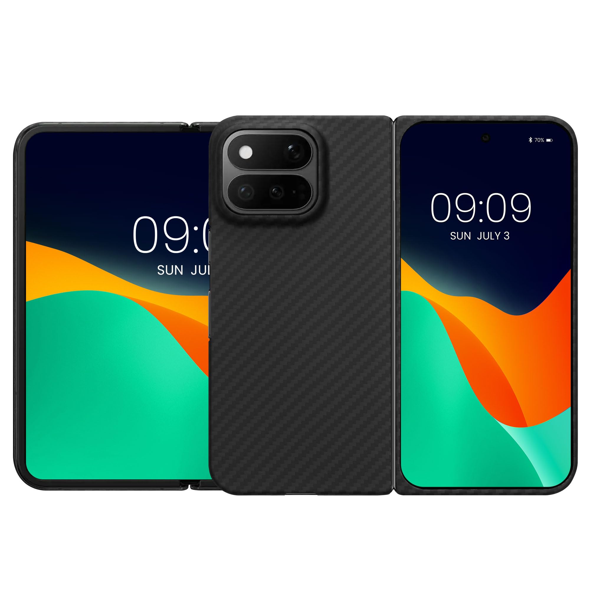 kalibri Cover compatibile con Google Pixel 11 Pro Fold - Custodia in aramide Cover ultra resistente - Backcover protezione Case