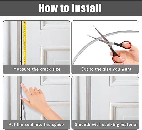 Miniatura 5 de U0U Barra de refuerzo de 14 de pulgada, varilla de espuma para calafateo para espacios y relleno de concreto de juntas, sello de tira de clima gris