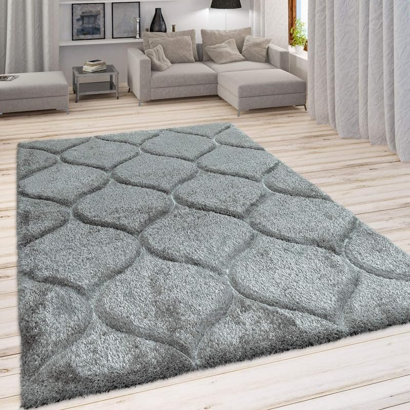 Carpet for Living Room Shaggy Rug 3X5 FEET Handmade Microfiber Cozy Super Soft Plush Shaggy Modern Carpet, Bedroom, and Home D?cor Cozy & Durable Floor Mat (Charcoal-Heart)-image-19