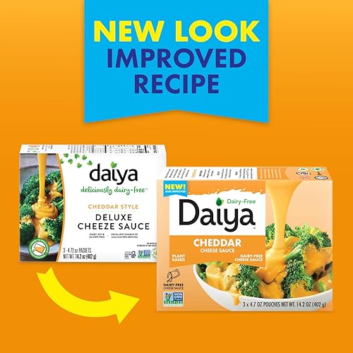 Miniatura 13 de Daiya Salsa de queso Alfredo sin lácteos, rica a base de plantas, cremosa, salsa de queso, 14.2 onzas (paquete de 8)