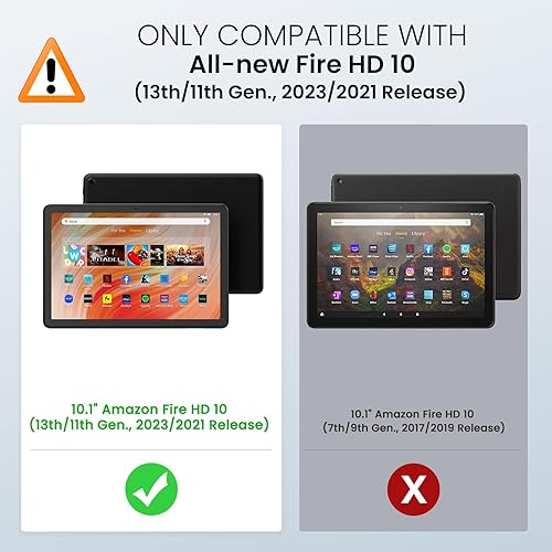 Miniatura 2 de MoKo Paquete de 2 protectores contra luz azul para Fire HD 10 y Fire HD 10 Plus (1311 generación - versión 20232021) de 10.1 pulgadas, protección