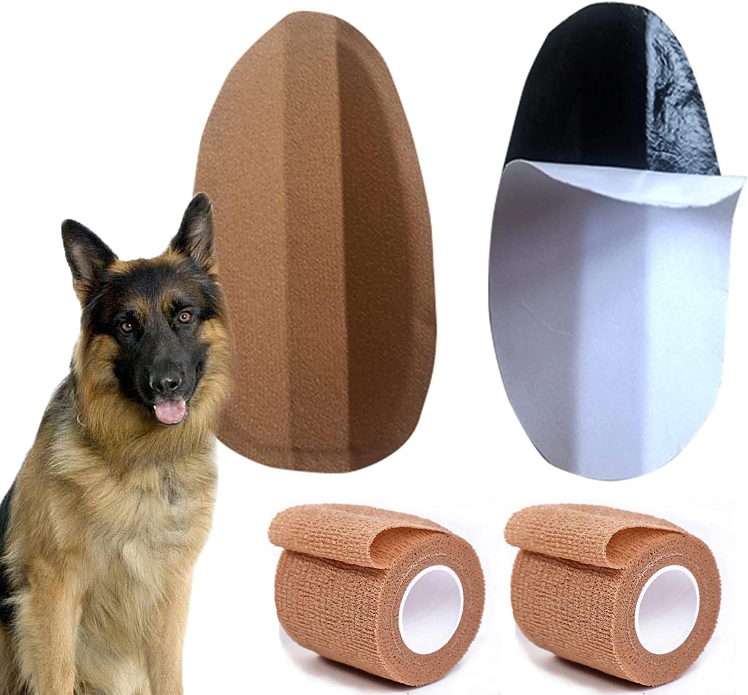 Dog Ear Stand Sticker Up Support Tool, Dog Ear Fixed Correction Vertical Holder for Doberman,New. (1.97 * 3.94)