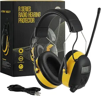 Bluetooth 5.4 Hearing Protection Headphones with AM/FM Radio