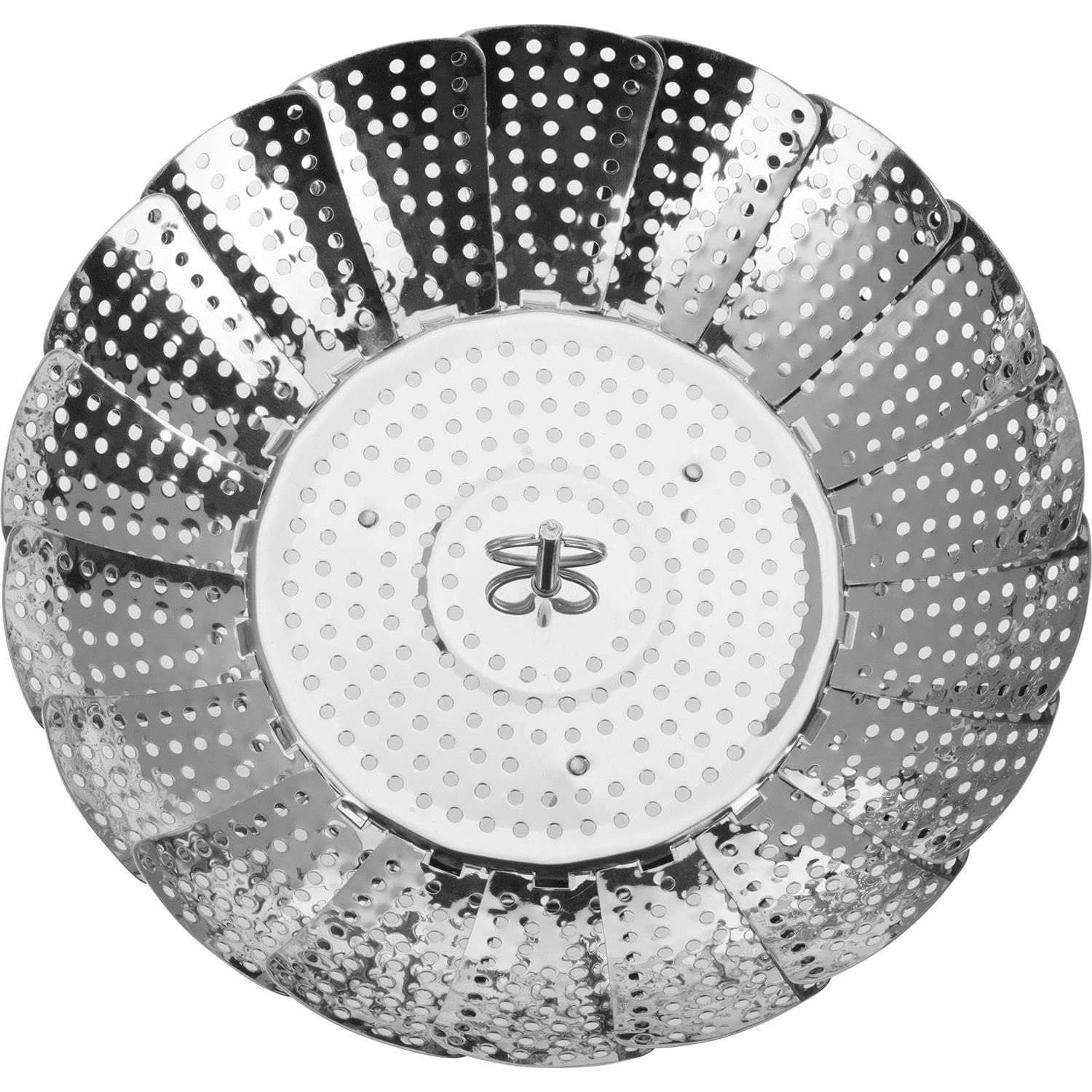 Westmark Cestello per cottura a vapore, Regolabile, per pentole di Ø 14 - 23 cm, acciaio inox, argento, 12592270