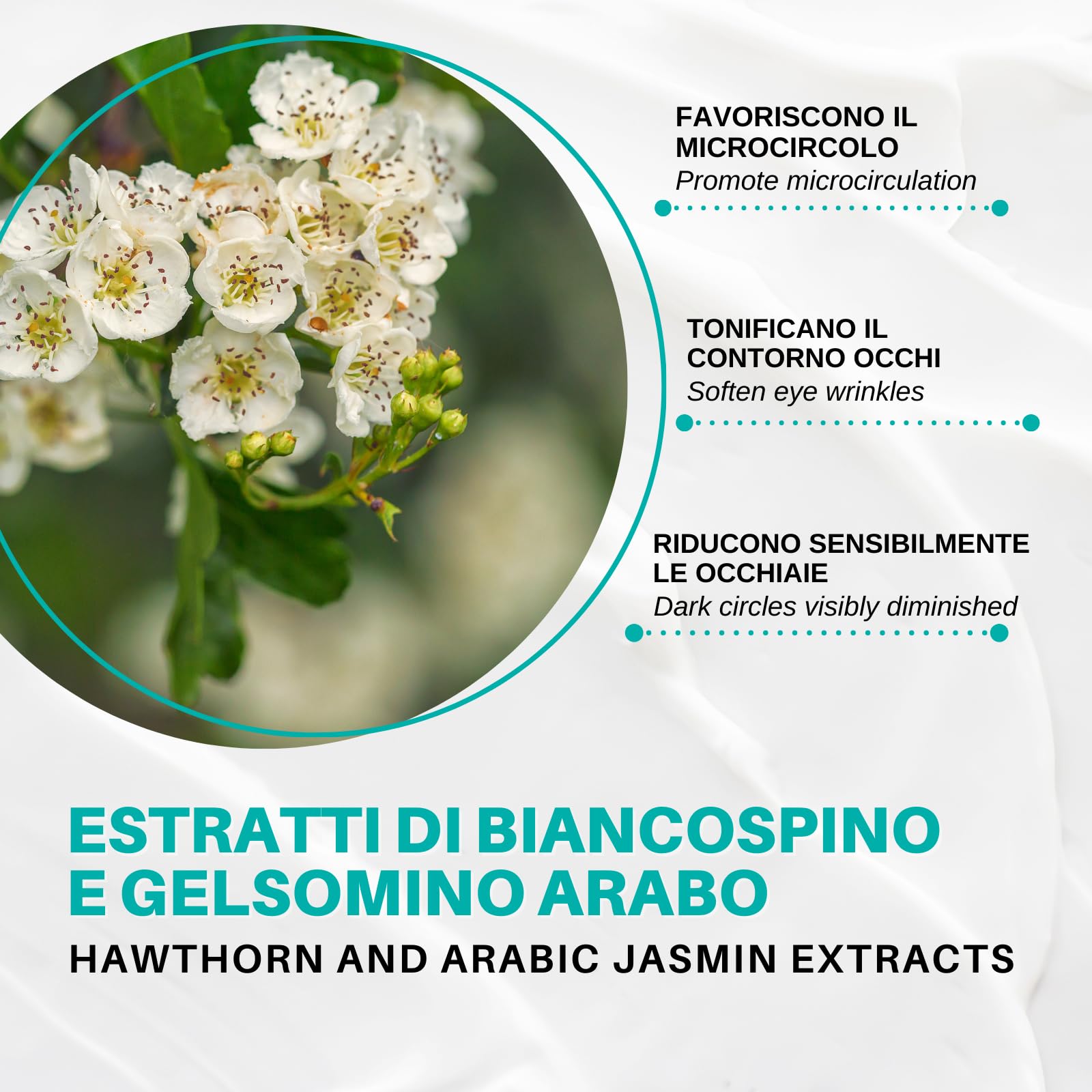 Rebel EYE and LIP | Siero Contorno Occhi e Labbra Antietà | Illuminante, Idratante, Liftante | Specifico per Borse e Occhiaie | Con Argirelina ad Effetto BotoLike | 99% origine naturale | 30 ml Airles