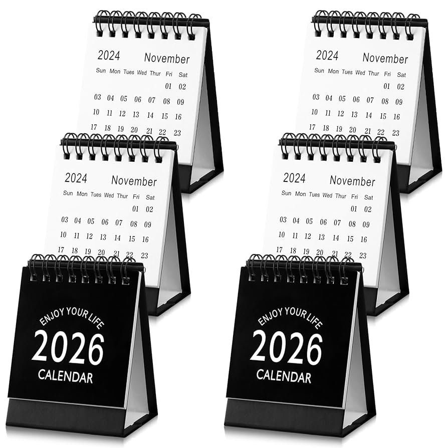 Amazon.com : Kosiz 6 Pcs Mini Desk Calendar Nov. 2025-dec