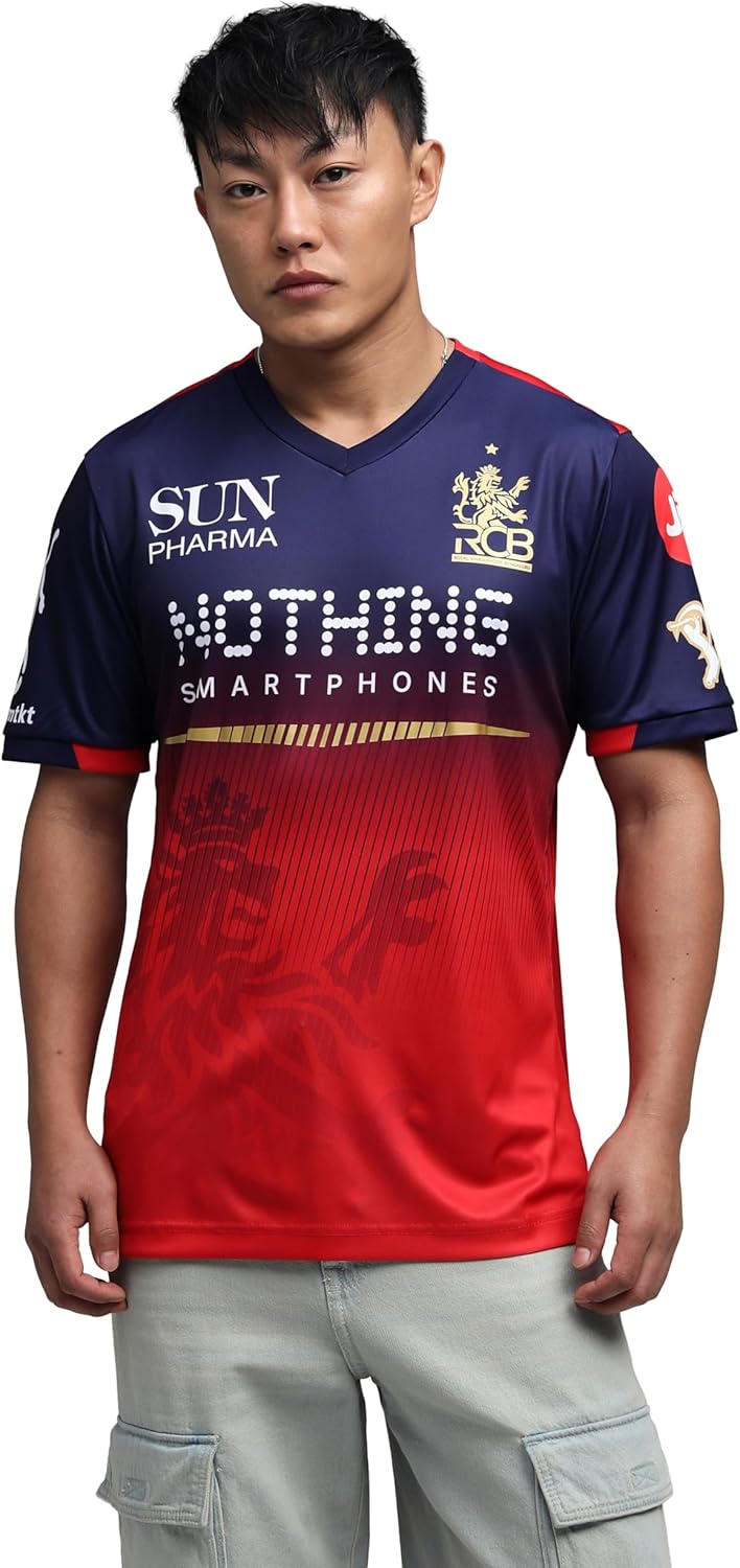 PUMA x RCB 2026 Men’s VK18 Replica Jersey – Official Team Fanwear, Breathable dryCELL Fabric