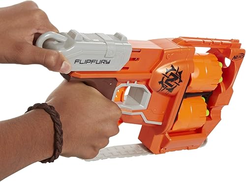Miniatura 6 de Nerf FlipFury pistola para matar zombies Anaranjado etc