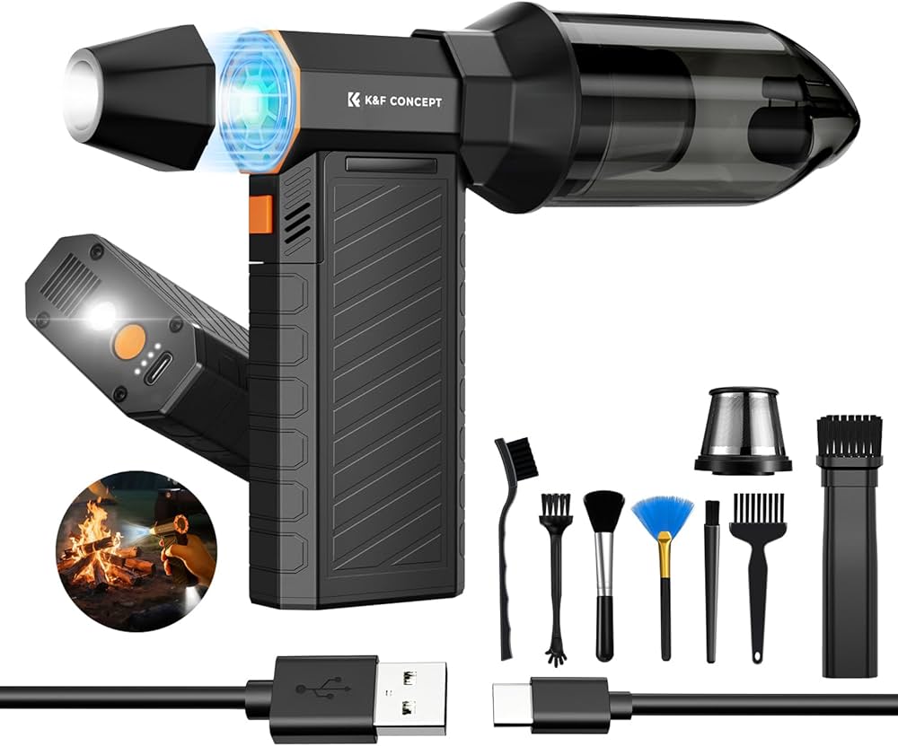 Amazon.co.jp: K&F CONCEPT 電動 エアダスターブロワー300000RPM 超