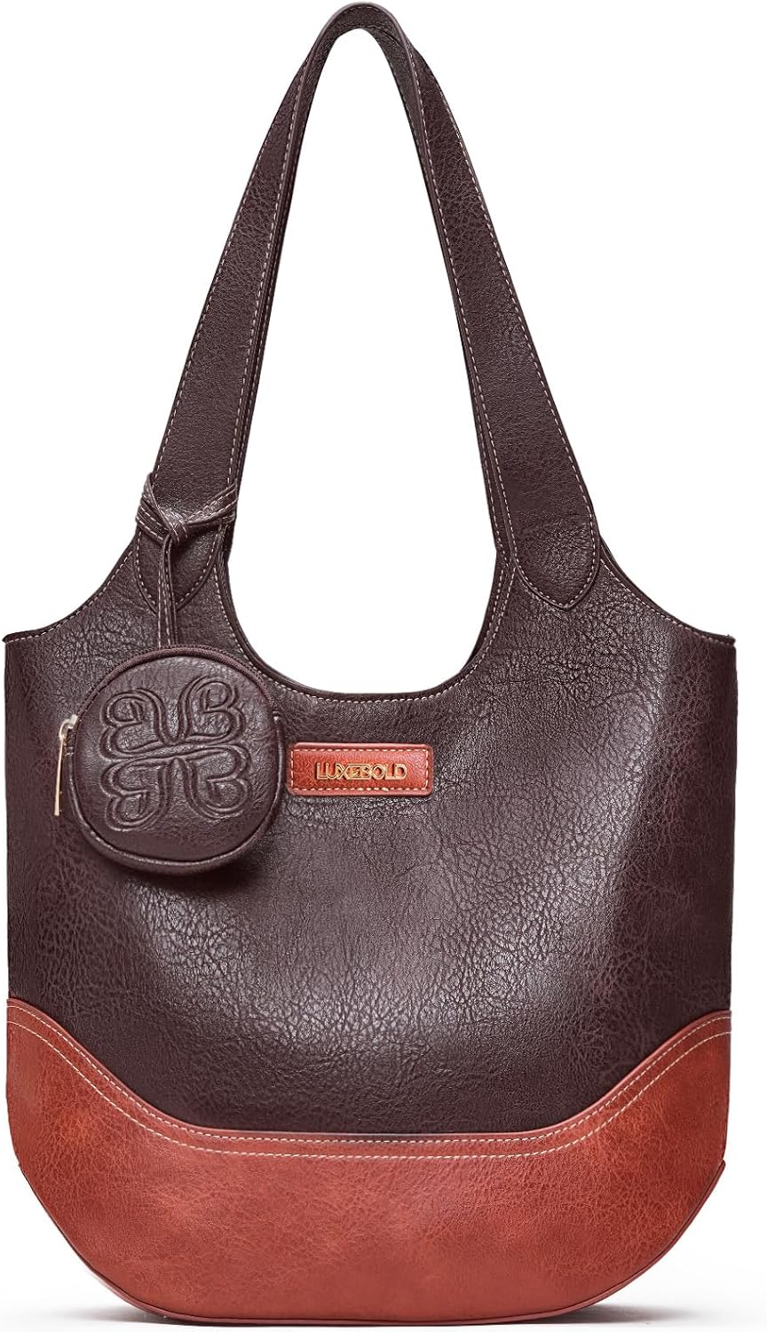 Shoulder Bag for Women Slouchy Hobo Purses and Handbags Top Handle Satchel Bags