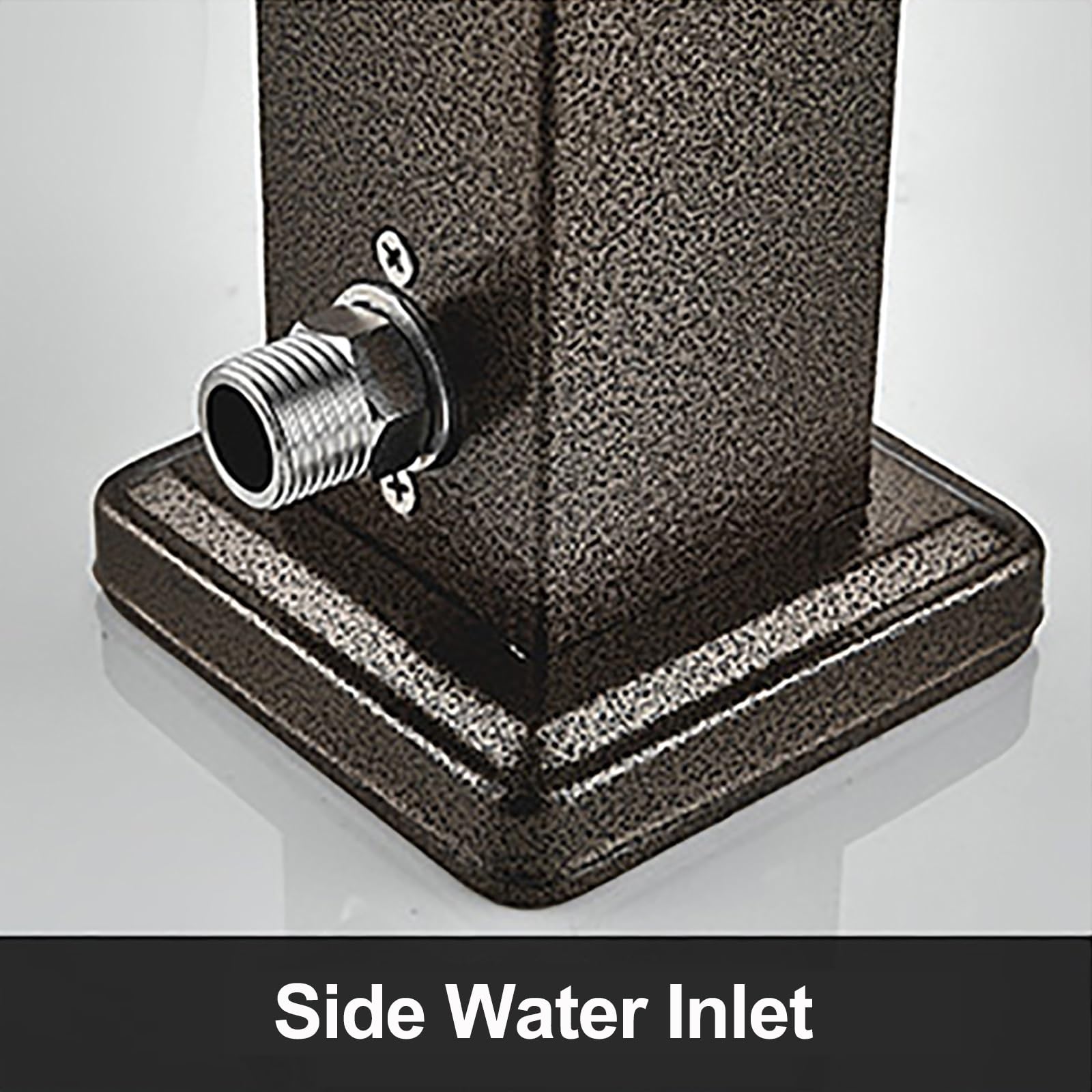 Soporte de manguera independiente, sin heladas, grifo vertical para jardín, columna de agua, espiga a prueba de congelación para un fácil riego en invierno