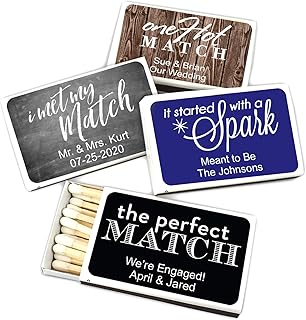 Perfect Match Personalized Matches for Wedding Favors - Custom Wedding M...