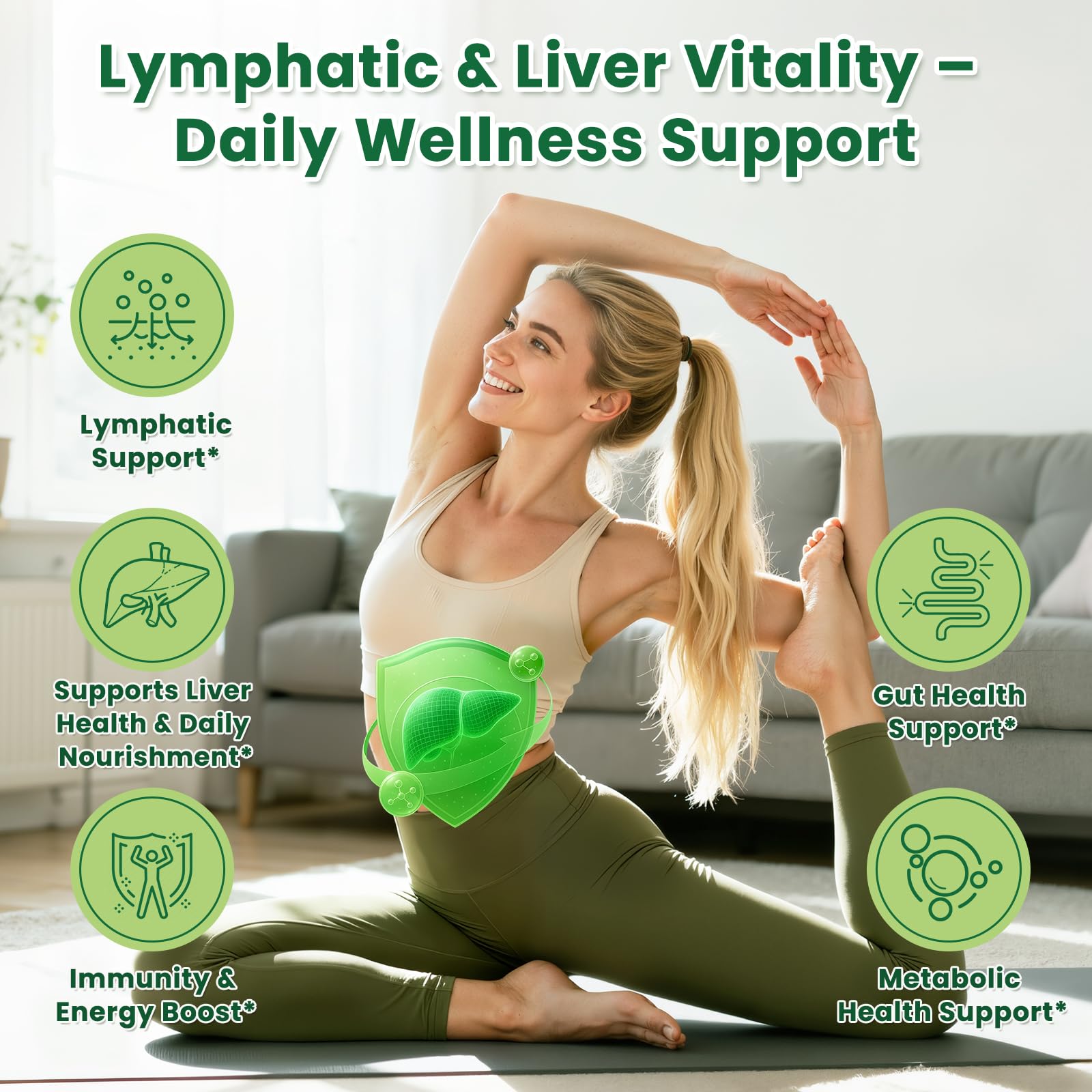 Liposomal Lymphatic Support Drops - Lymphatic Supplements with Milk Thistle, Burdock Root for Women & Men, Natural Flavor, 2 Fl Oz — Amazon image 3