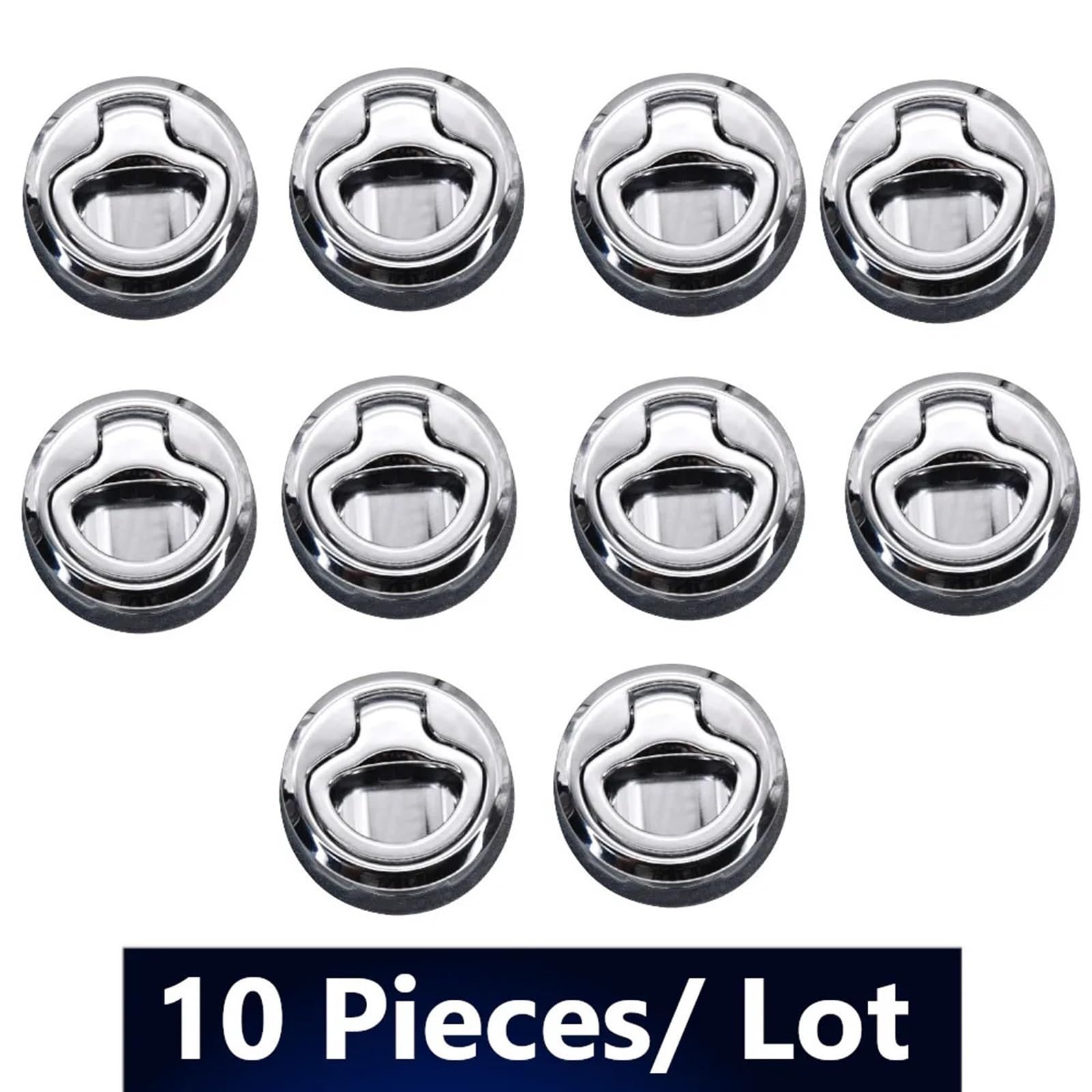 Marine Boat Stainless Steel Flush Pull Locker Hatch Latch Lift Handle Small Size 2/4/10Pcs(10pcs a lot)