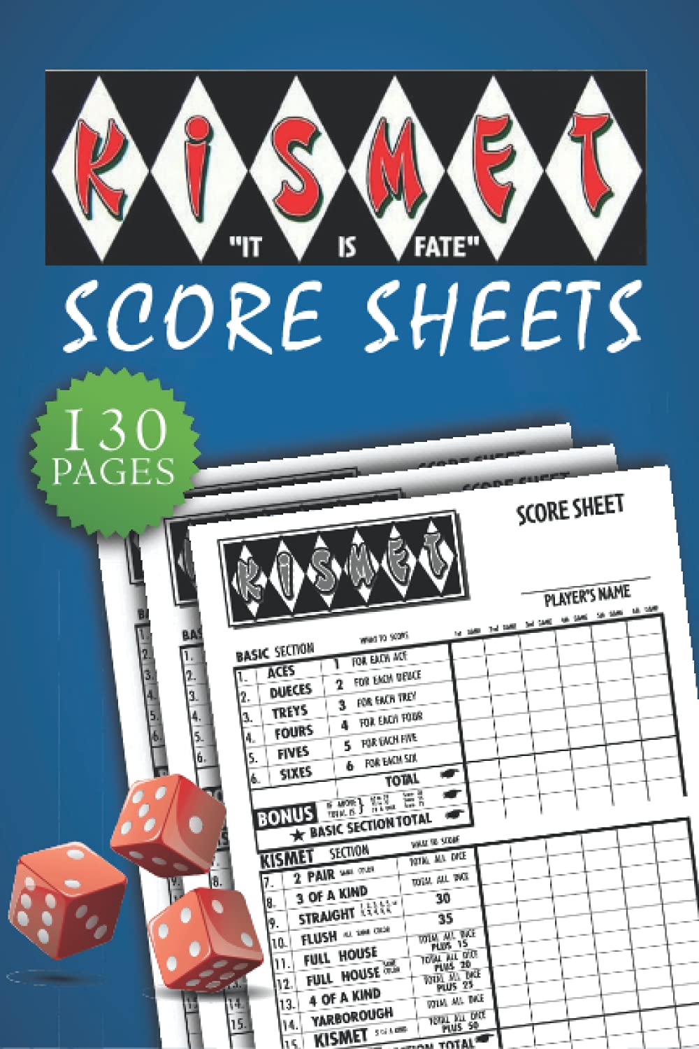 Kismet Score Sheets 6x9 inches : 130 Large Score Pads For Scorekeeping.: Kismet Scoring Game Record Keeper Book: Scoring Pads, The Kismet: 9798486844836: Books - Amazon.ca kismet-score-sheets-6x9-inches-130-large-score-pads-for-scorekeeping-kismet-scoring-game-record-keeper-book-scoring-pads-the-kismet-9798486844836-books-amazon-ca