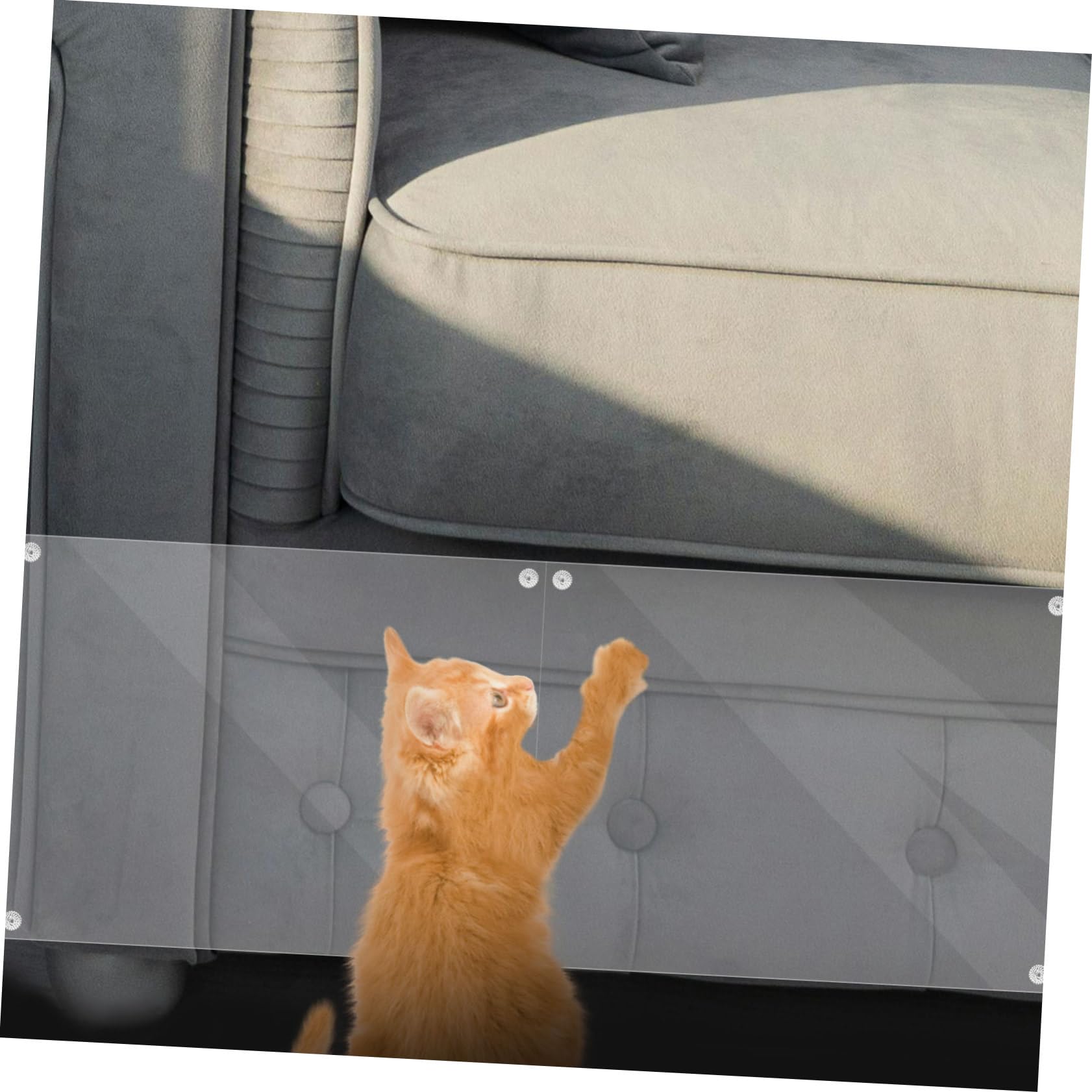 Katzenkratzschutz für Möbel Transparent 15 Stück PVC 30x45 cm