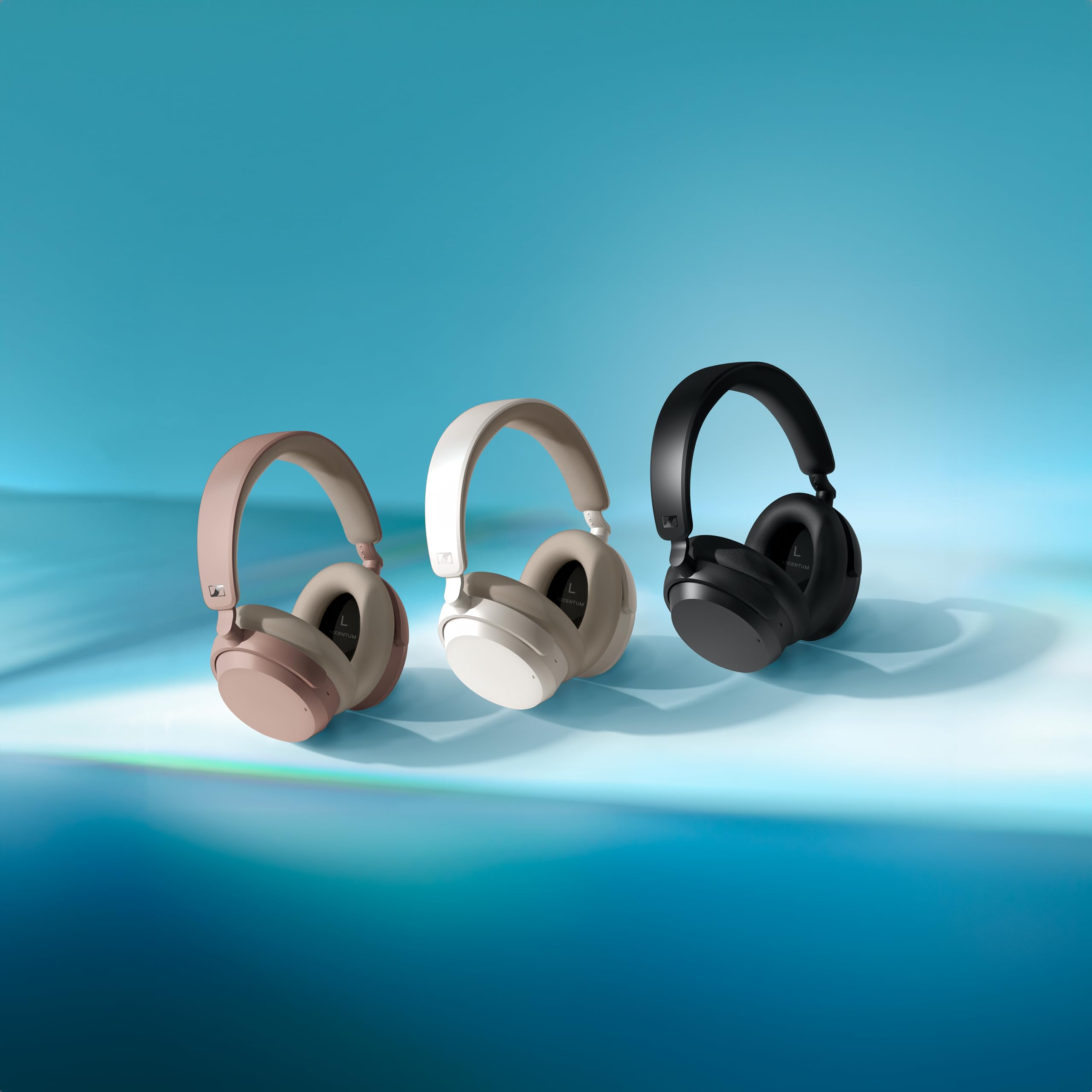 Sennheiser ACCENTUM Bezprzewodowe słuchawki Bluetooth z redukcją szumów, do 50 godzin odtwarzania, hybrydowa redukcja szumów (ANC), komfort przez cały dzień, słuchawki nauszne Bluetooth do szkoły