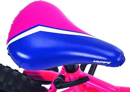 Vista 3 de Huffy Bicicleta infantil de 12 pulgadas con ruedas de entrenamiento Rosado