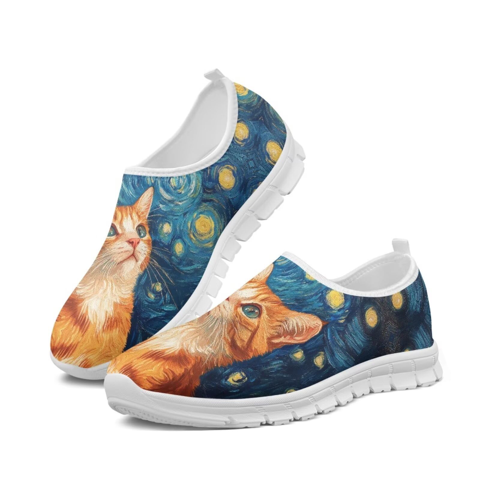 Damskie buty do biegania, antypoślizgowe, modne, oddychające, buty treningowe, lekkie, biała podeszwa