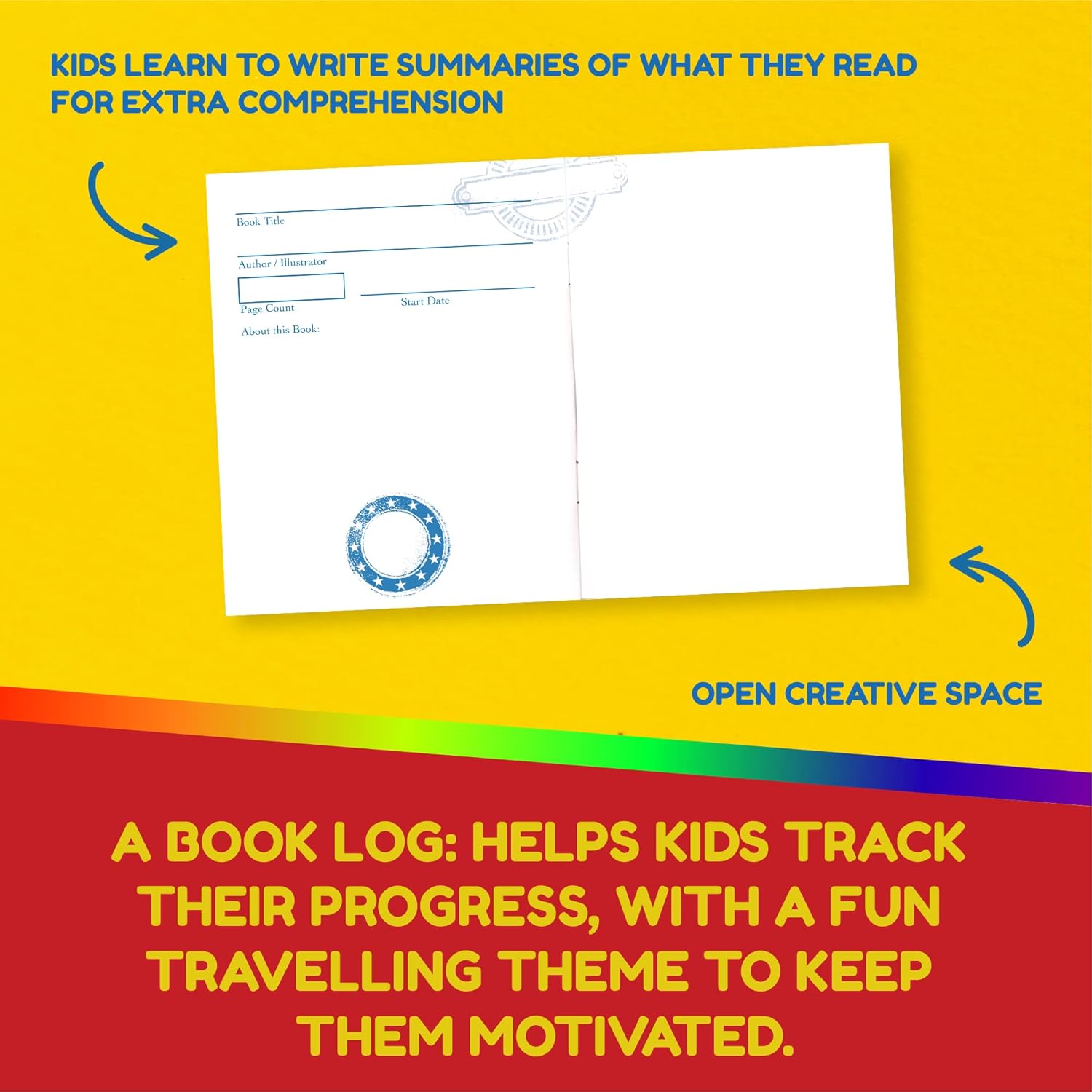Hygloss Book Log Children's Journal and Notebook (32500)