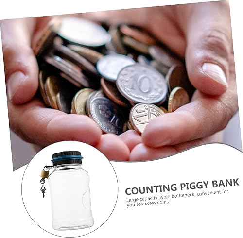 Miniatura 7 de Hucha con cerradura de conteo de pantalla digital irrompible para adultos, caja de banco segura de cumpleaños creativa para ahorrar