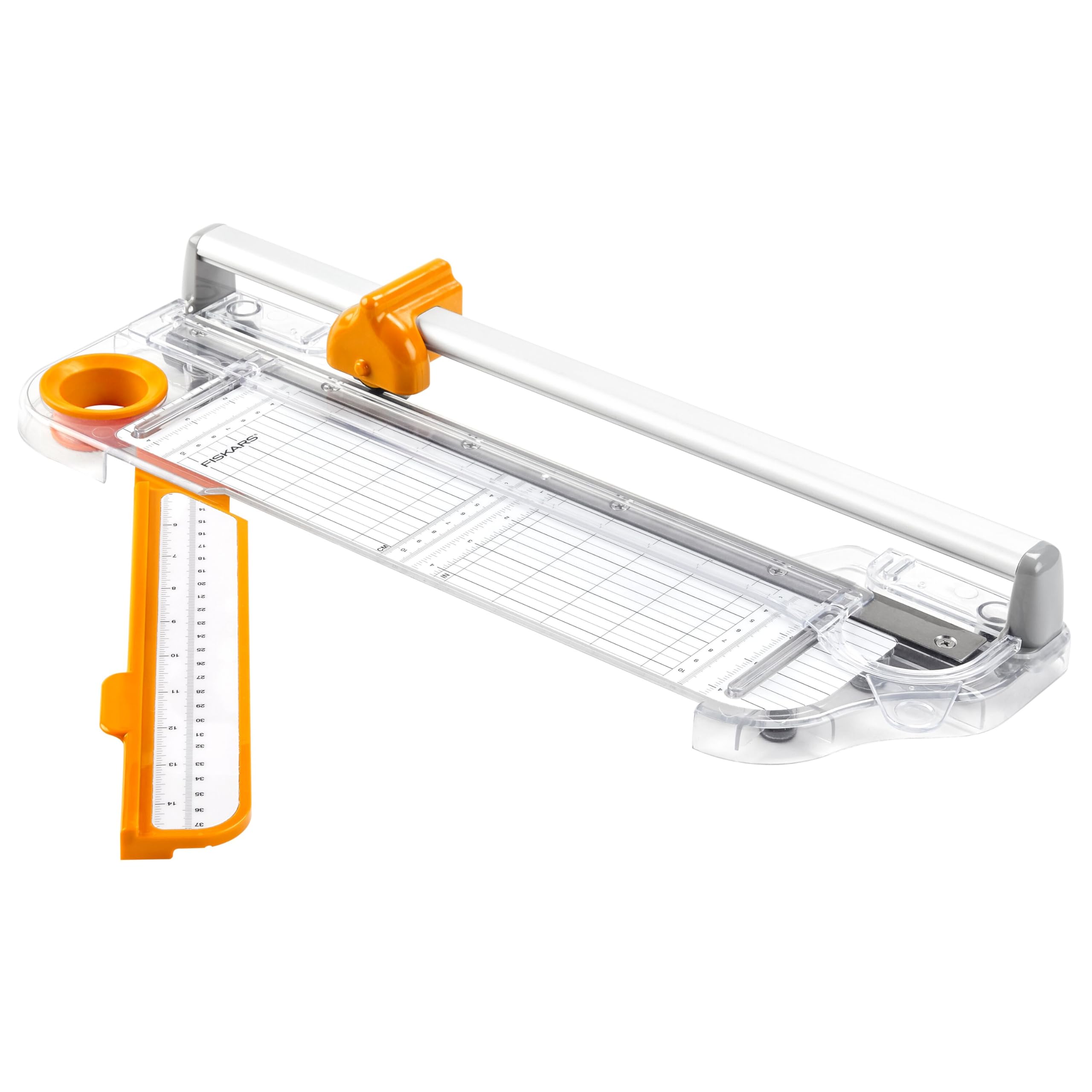 Fiskars Recortadora giratoria de papel de 12 pulgadas, hoja autoafilable