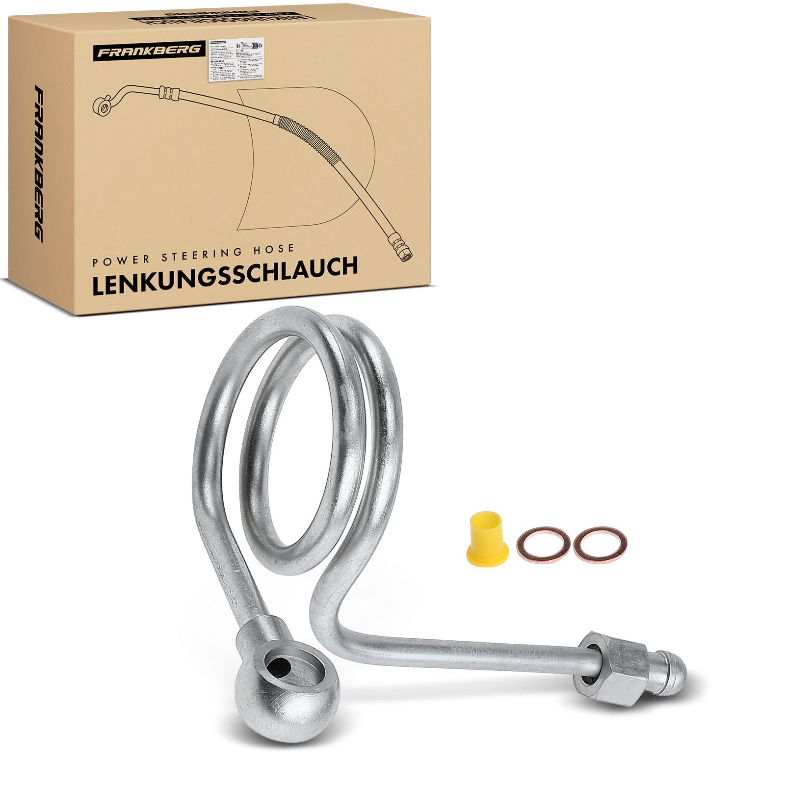 Frankberg Servolenkung Schlauch Kompatibel mit A4 8E2 8EC B7 4.2L 2003-2008 A4 Avant 8E5 B6 8ED B7 4.2L 2003-2008 A4 Cabriolet 2004-2008