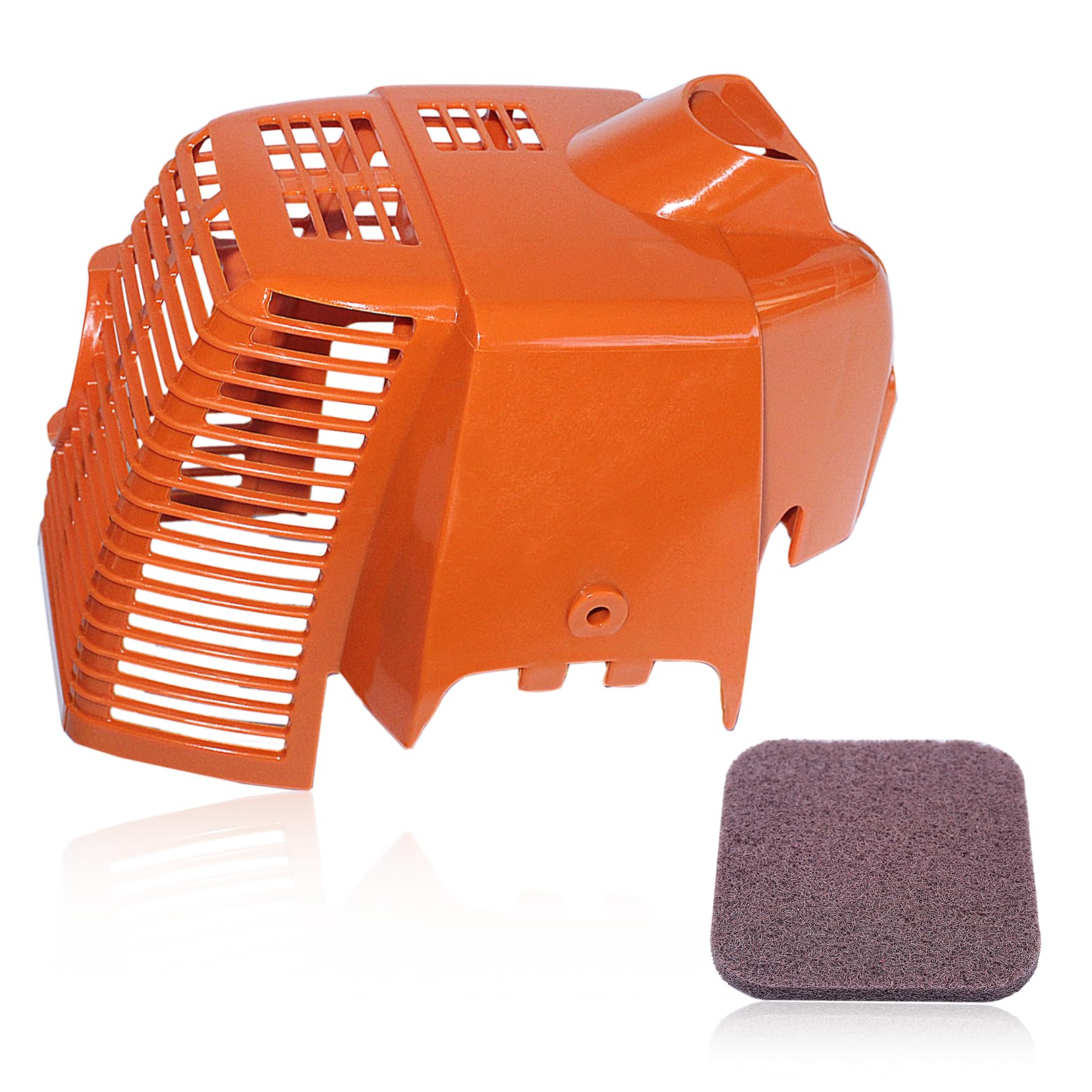 Aumel 4137 080 1604 Shroud Engine Cover W/Air Filter For Stihl Fc75 Fs75 Fs80 Fs80r Fs85 Fs85r Kw85 Hl75 Km85 Km85r Fs85t Fs85rx Ht70 Ht75 Fc85 Fh75 Sp85 Sp85k Ka85r Hl75k Sp81 Trimmer.