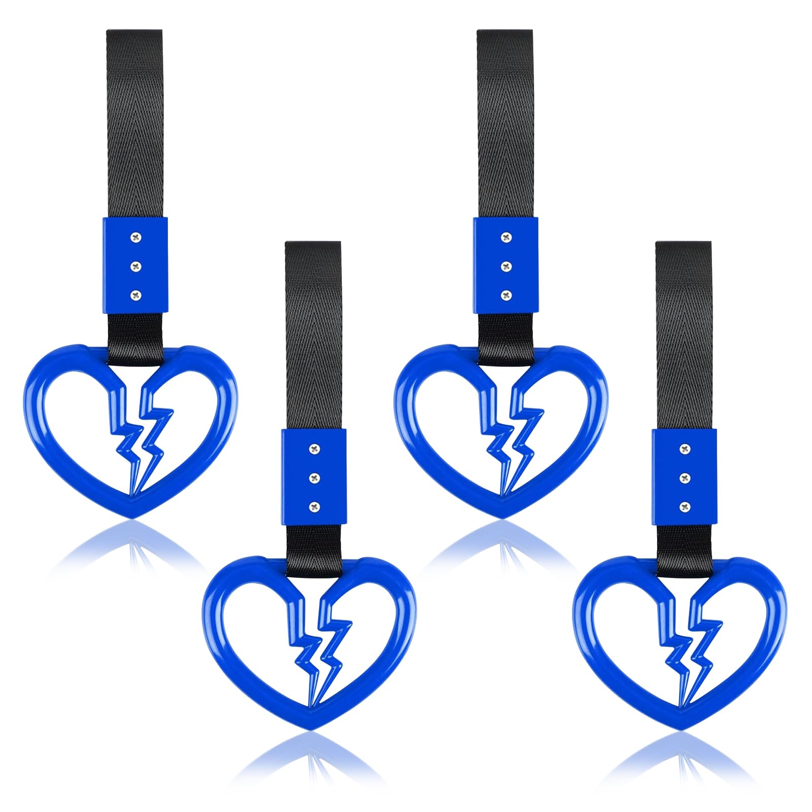Amazon.com: LIN KANG 4 Pieces Broken Heart Shaped Handle Straps