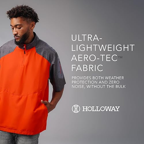 Miniatura 4 de Holloway Raider - Chaqueta tipo jaula, resistente a la intemperie, con cremallera de un cuarto, con bolsillo en las mangas