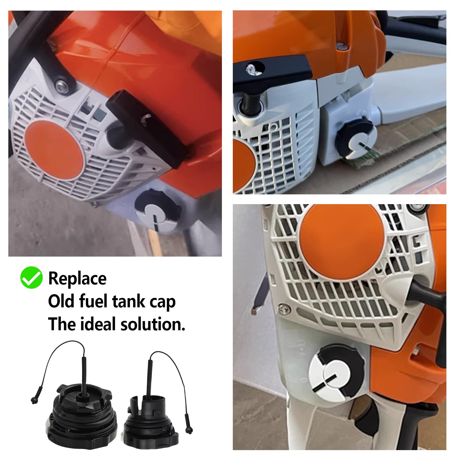 2Pcs Bouchon D'Essence Et Bouchon D'Huile Pour STIHL MS250 381 440 660 Universelles Et Durables Pieces De Rechange 1 Grande 1 Petite 92211185 2Pcs Bouchon D'Essence Et Bouchon D'Huile Pour STIHL MS250 381 440 660 Universelles Et Durables Pieces De Rechange 1 Grande 1 Petite 92211185