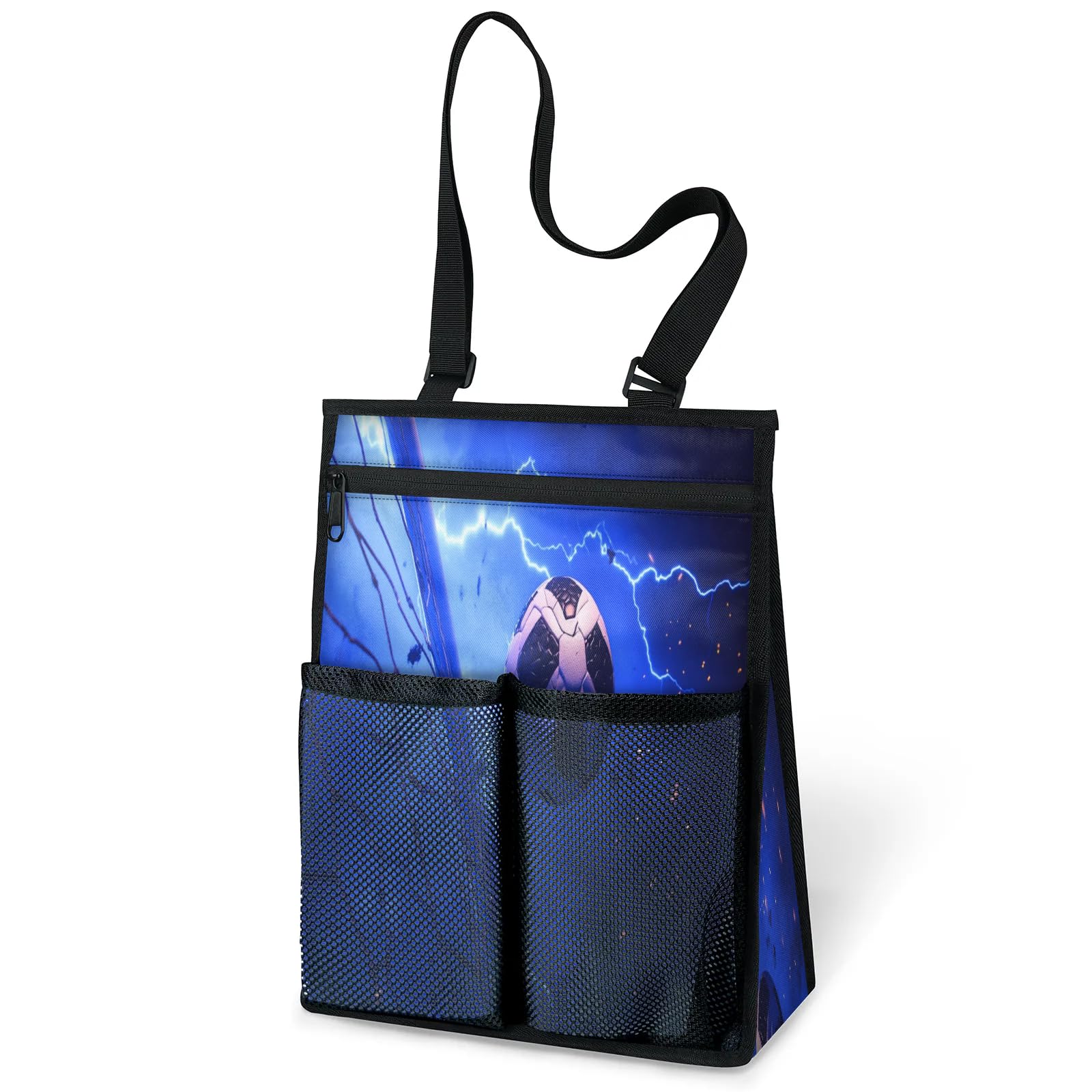 Ourtheme Cool Football Sports Portable Shower Bag for Travel Gym Camp Beach Tote Shower Caddy Bags Hanging Toiletry
