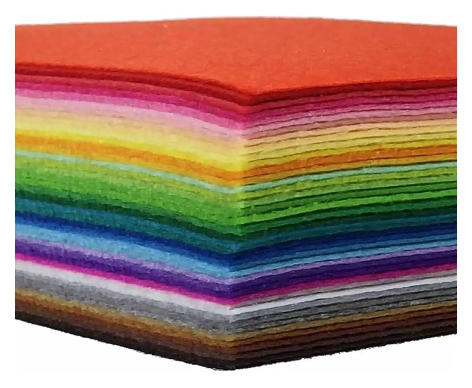 UULIMAXONT Color Felt Fabric Sheets, Polyester Felt Sheets Multiple Sizes 40 pcs(10x15cm)