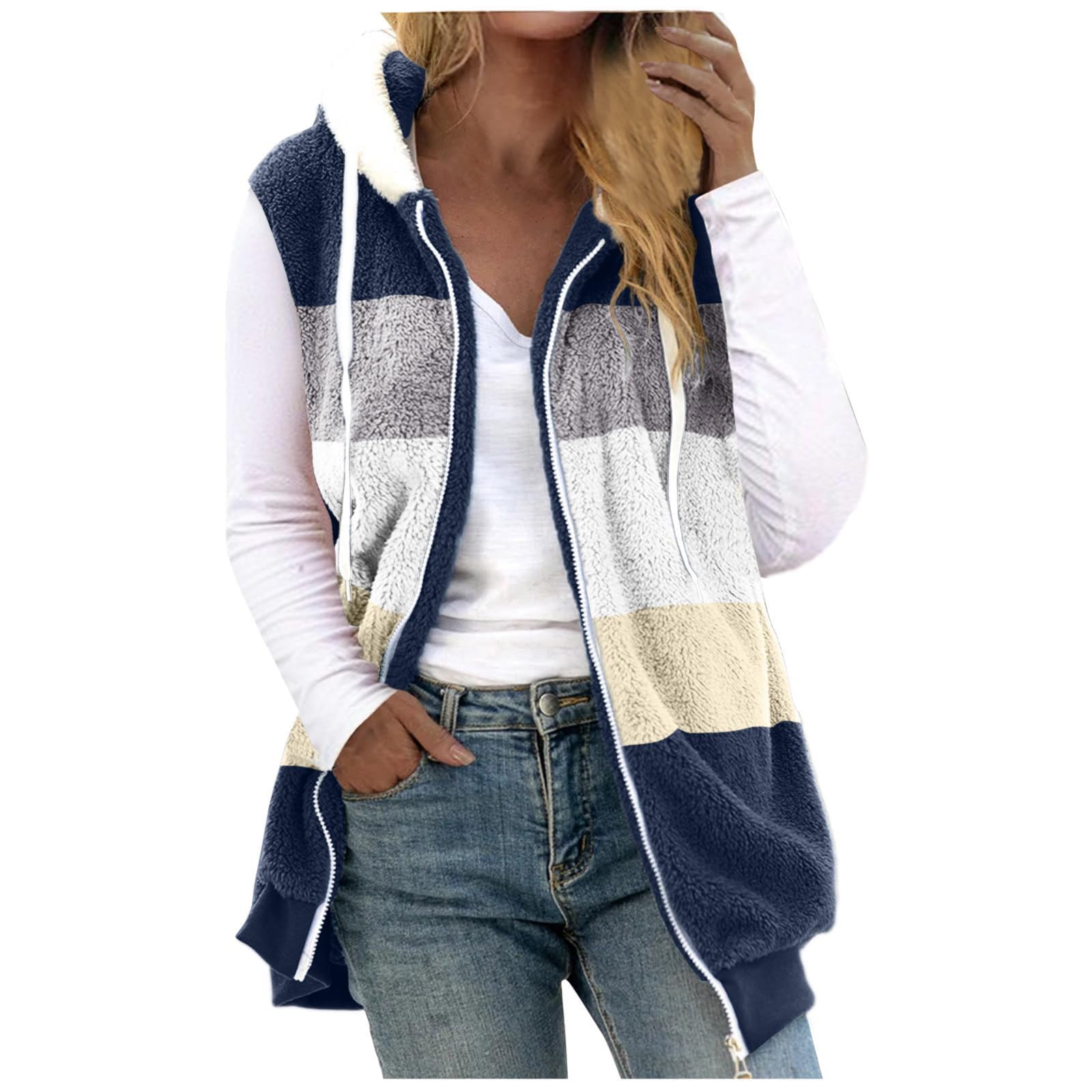 Women's Vintage Oversized Sweatshirts & Hoodies - Loose Fit Graphic Crewneck & Zip-Up Styles (Clearance & Lightning Deals) - View #7