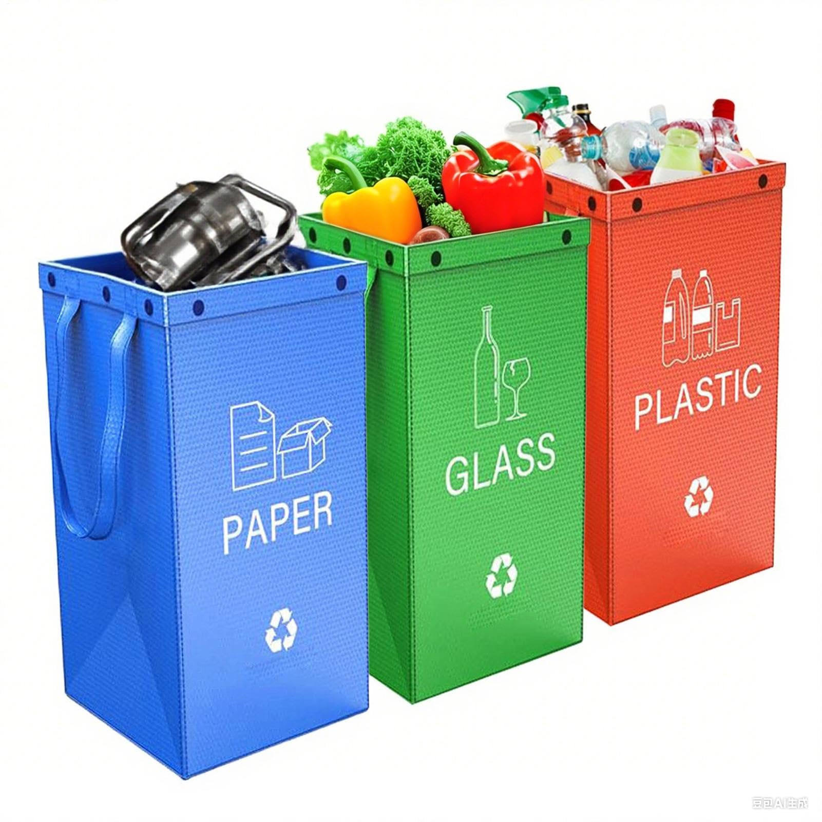 Papelera plegable para mantener el orden en el baño y dentro de armarios 8