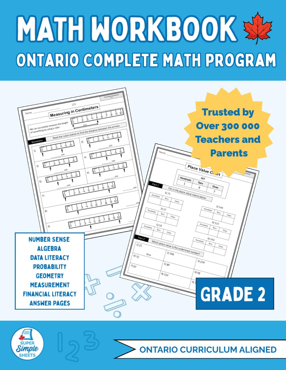 Ontario Grade 2 Math Workbook: The Only Full-Year Workbook That Covers Every Ontario Math Expectation Across All Five Strands