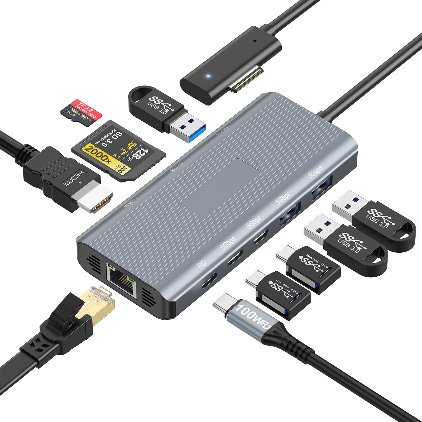 Windowsアクセサリー Microsoft Surface Dock 2 Amazon.co.jp: 【2025新登場】Surface ドック 10in1 surface dock 2