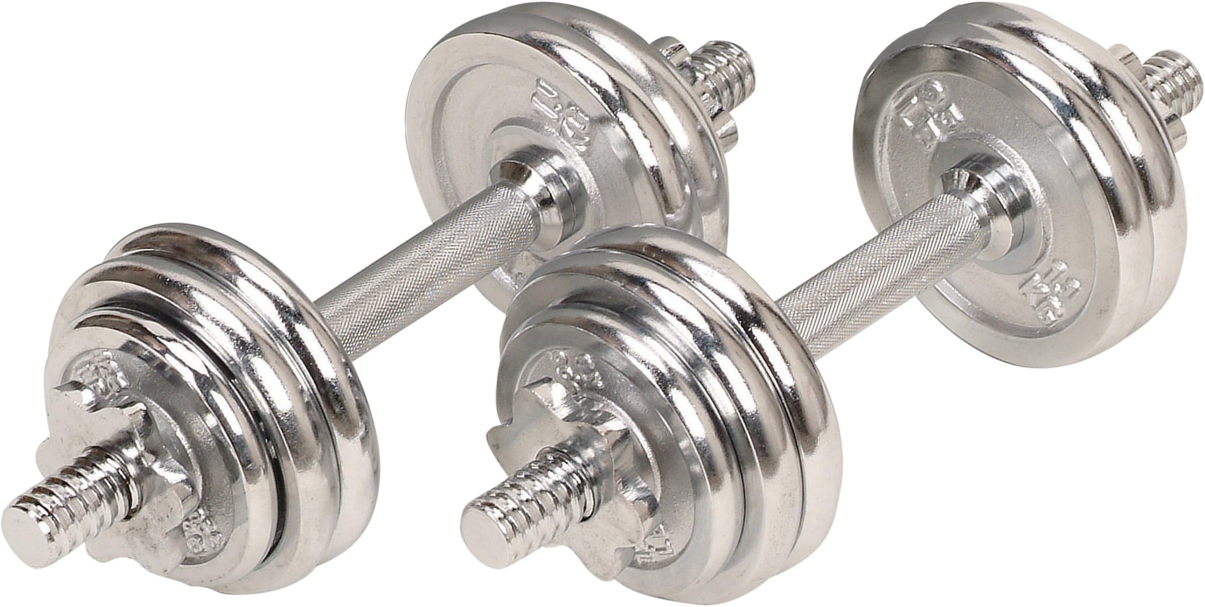 Elite Adjustable Dumbbell, Space Saver, Strength Training, Anti-Slip Steel Handle, Home Gym Fitness