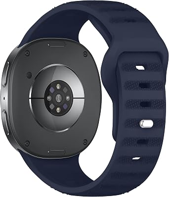 Teknoft Samsung Galaxy Watch 9/8 (40mm/44mm) ve Watch 8 Classic (46mm) ile Uyumlu Konforlu ve Yumuşak Rugged Silikon Kordon