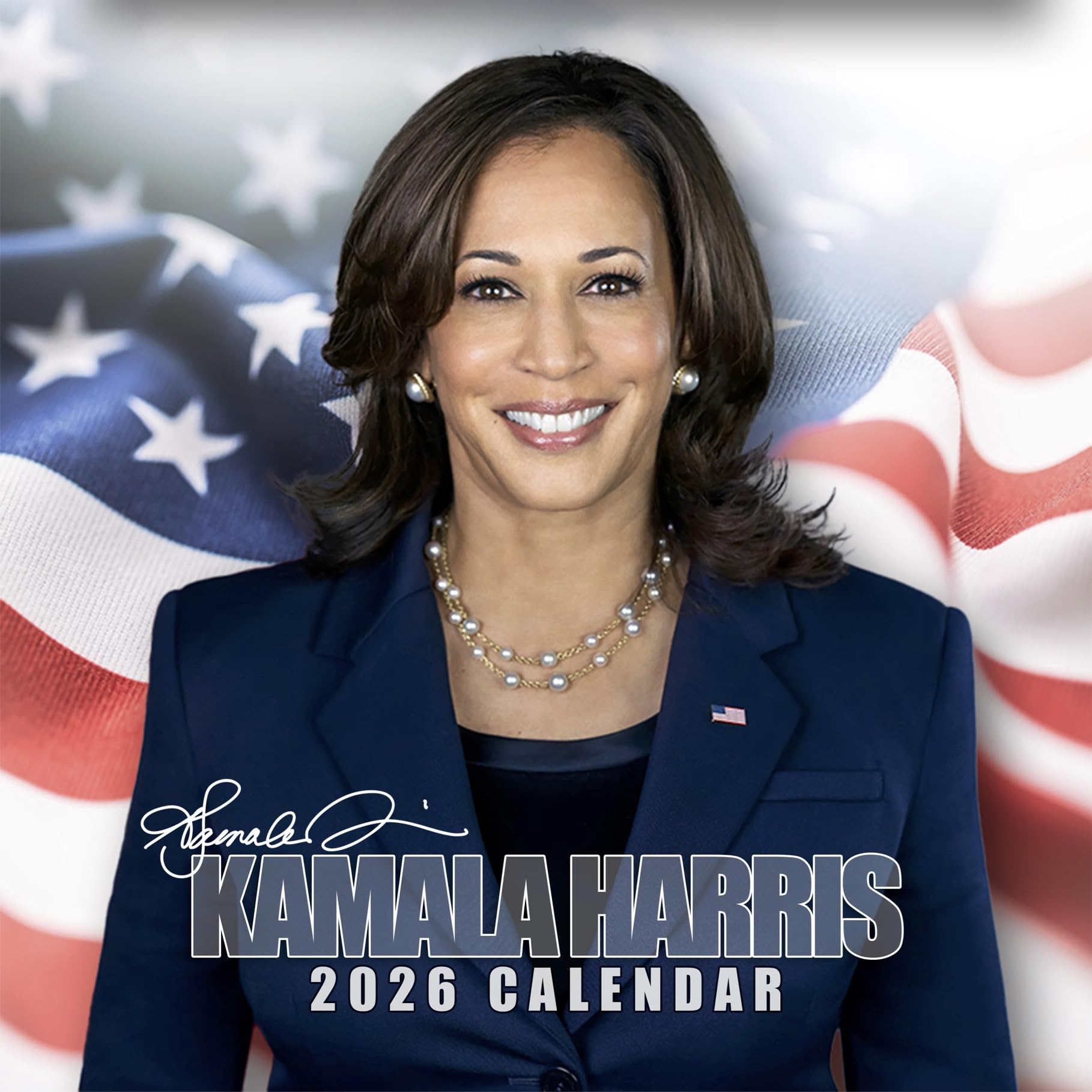 Kamala Harris Calendar 2026 Kamala Harris Gifts Vice President Monthly Wall Calendar 12 Months - When We Fight We Win - Made In The USA