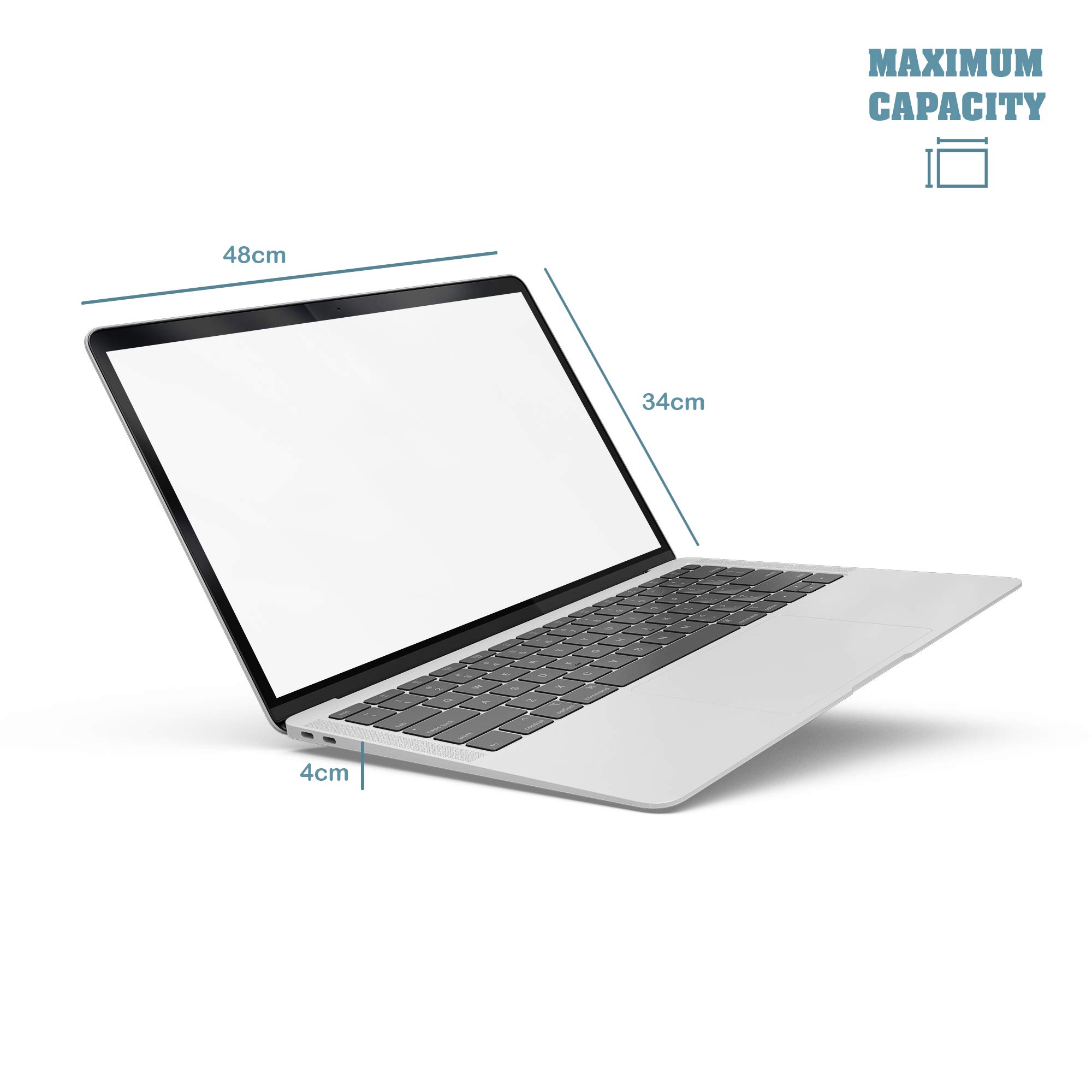 Monray torba na laptopa po stronie pasażera, czarny, 18" (42 cm), MONRAY PASSENGER PLUS